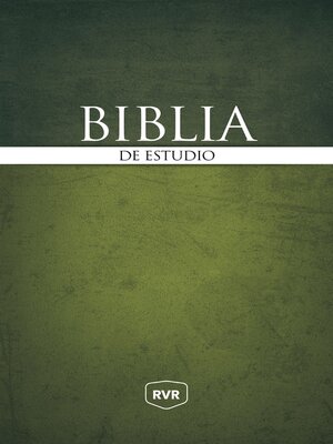 cover image of RVR, Biblia de Estudio